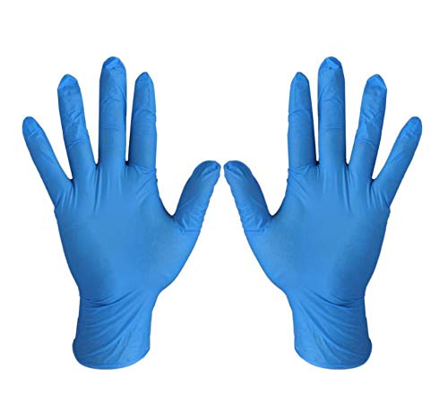 Preisvergleich Produktbild Einweg-Nitrilhandschuhe Lebensmittelqualität Wasserdicht Allergiefrei Einweg-Antiviren-Anti-Infektions-Arbe... Nitrilhandschuhe Mechaniker L,1000(Pcs)