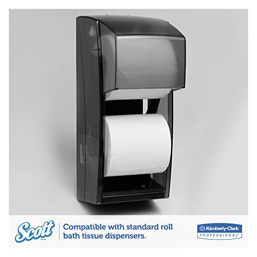 Scott 13607 Standard Roll Bathroom Tissue, 2-Ply, 550 Sheets/Roll, 20 Rolls/Carton