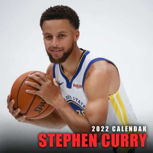 Stephen Curry Calendar 2022: Professional Basketball Player Gifts For Boys | Lunar Moon Phases | Calendar Calender Kalender | BONUS 4 Months 2023