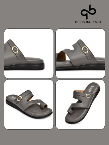 Image of Extra Soft Women's Comfortable Highcushioned Doctor Slippers|Flip-Flops Fashionable Casual & Stylish|Lightweight & Breathable Chappals|Outdoor Sandals Ladies&GirlsBB946