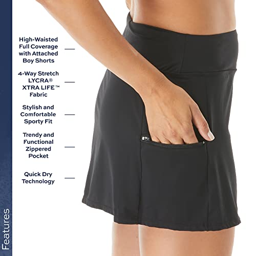 Beach House Women's Emma Swimsuit Skort – Swim Skirt with Boyshorts3