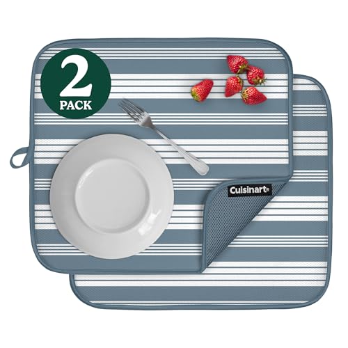 Cuisinart Dish Drying Mat for Kitchen Counter, 2-Pack 16"x18"