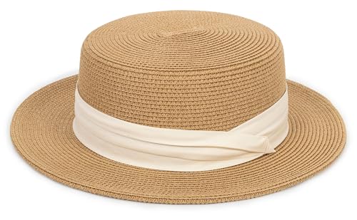 Sombrero de playa para mujer estilo Panamá M miniatura 7