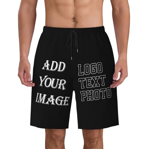 Custom Shorts for Men Design Your own Personalized Short add Text Photo Logo Customed Swim Short Beach Boardshorts