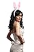 Produktbild DRESS ME UP - HBN-0063-pink Karneval Halloween Kostüm Set Häschen Bunny Pink & Weiß Ohren Stummelschwänzchen Fliege