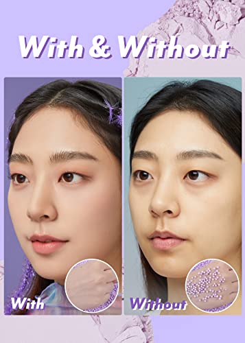 I'm Meme Compact - Purple Cotton Tone Control Pact | With Purple Berry Complex, Mineral, Setting Powder, Translucent, For Smooth And Even Complexion, Tone Correcting, Blurring Effect, Sebum Free, Hd Face Makeup, Pressed Finishing Powder, One Size, Gift, 0.33 Oz #TOP2