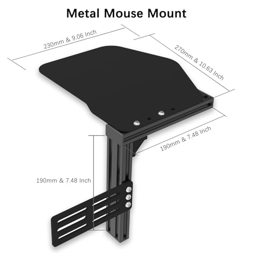 Fixation d'extension de support de tapis de souris réglable horizontalement - 3