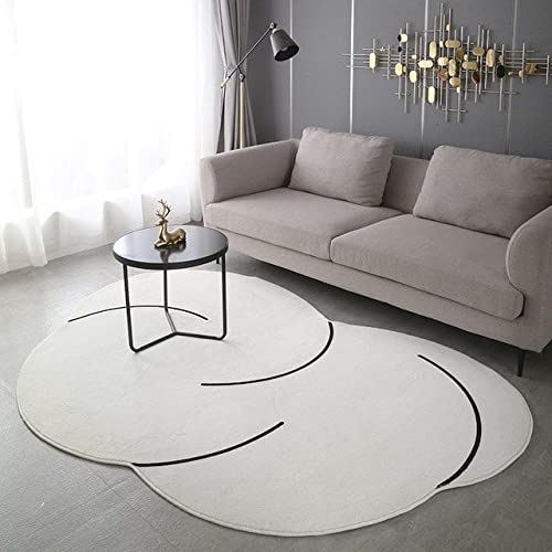 Tapis en peluche doux et durable pour salon et décoration de maison