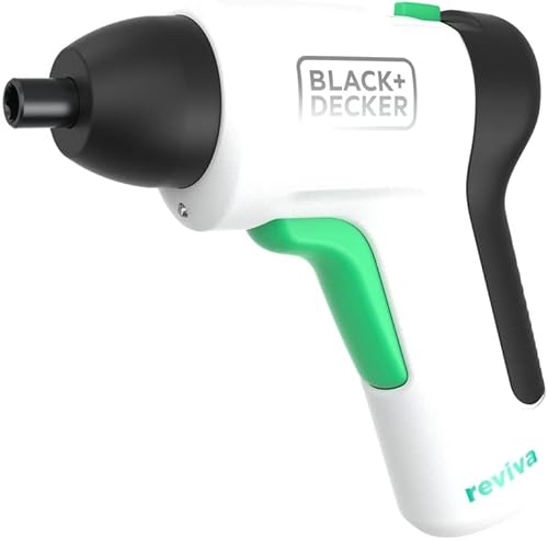 BLACK+DECKER Destornillador eléctrico reviva 4V MAX inalámbrico, USB cargable (REVSD4C)