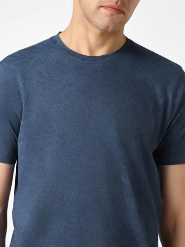Image of Urbano Fashion Men's Printed Half Sleeve Slim Fit Cotton T-Shirt