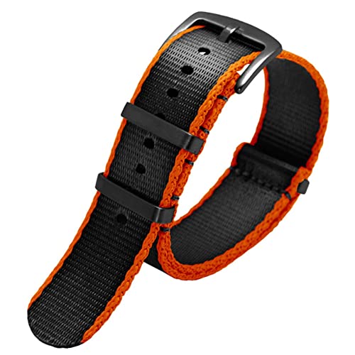 Bracelet de montre en nylon 20mm EZZON style parachute pour Seiko et Omega