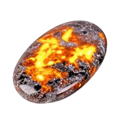 Piedras en bruto, piedra cruda,Flame Health Massage Stone | Juguete sensorial hecho a mano, herramienta de meditación natural, ornamento de oficina para decoración de fuente