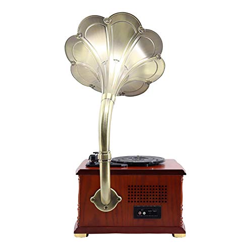 Tourne-disque en bois massif – Phonographe rétro – Pour les amoureux - Les Beatles, Paul McCartney, John Lennon, RIngo Starr, George Harrison Tourne-disque en bois massif - Phonographe rétro - Pour les amoureux – Image 3