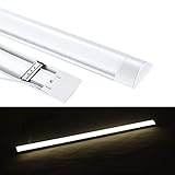 【Energiesparend und Umweltfreundlich】Der LED feuchtraumleuchte eine hohe Helligkeit von bis zu 4000 lm erzeugen. Es ist heller als gewöhnliche Glühlampen und spart mehr als 85% Stromkosten.