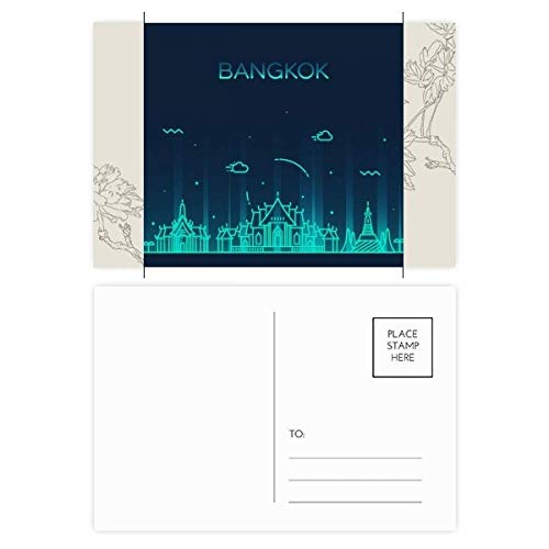 Carte postale Bangkok pour dire merci avec originalité | Lot de 20 cartes culture thaïlandaise