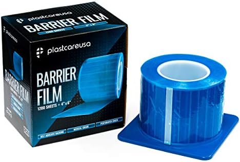 Blue Barrier Film 4 Inches x 6 Inches, 1 Box of 1200 Sheets