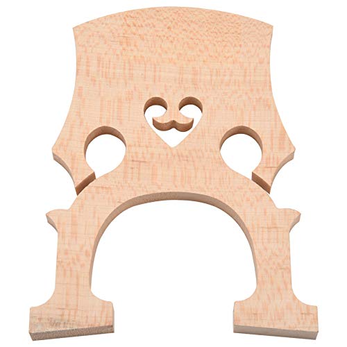 Booso Professionelle Cello-Brücke für Cello, 4/4, exquisite Größe, Ahornmaterial