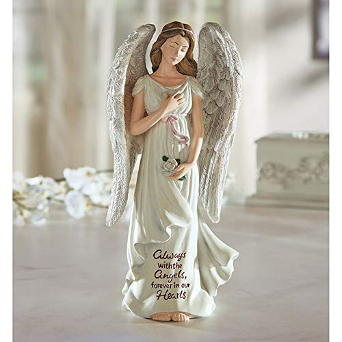 Estatua de Resina Esculpida Ángel Memorial 8 Pulgadas miniatura 3
