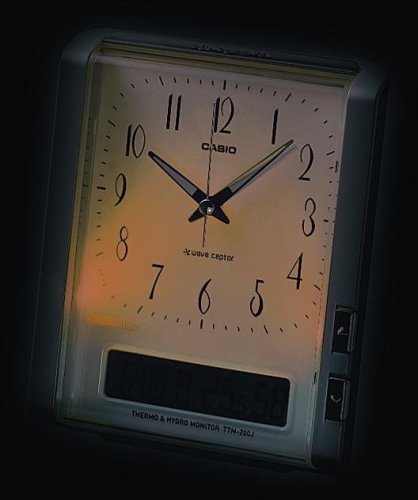 Amazon.co.jp: CASIO (カシオ) 目覚し時計 WAVE CEPTOR ウェーブ 