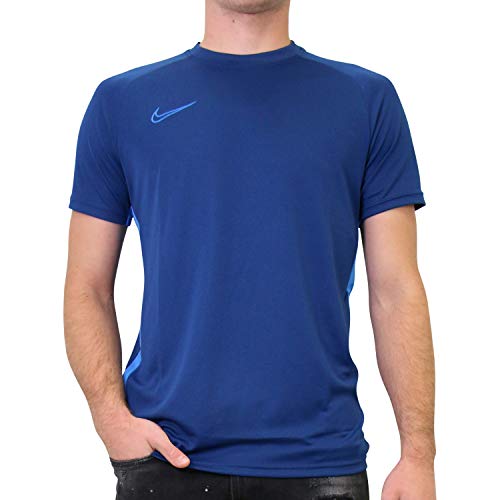 Nike NK Dry ACDMY Top SS T Shirt Homme Coastal Lt Photo / Lt Photo FR : Taille Fabricant : - vue 2