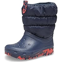 Crocs Toddler Classic Neo Puff Boot Navy Size 10 UK Child