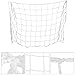 Qiilu Soccer Training Tools - 1.2x0.8m Football Soccer Goal Net Polypropylene Fiber - High Impact Goal Net