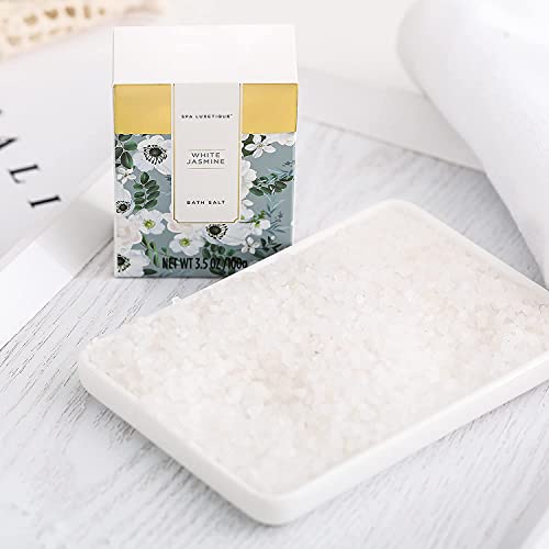 Spa Luxetique Spa Gift Set,Pamper Gift Sets for Women, 8pcs Jasmine Bath Gifts Sets with Essential Oil,Body Lotion,Bath Bombs,Mum Gifts, Mothers Day Gifts Birthday Gifts for Women Valentines Gifts - Image 6