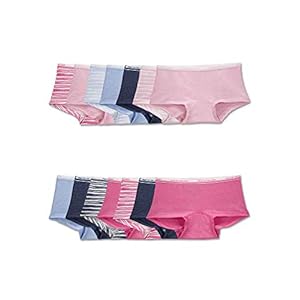 Fruit of the Loom girls Cotton Boyshort Underwear