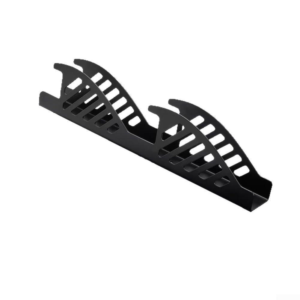 Supporto Bici da Parete Orizzontale in con Vassoio Pneumatici per Garage - Ganci Anti Graffio Portata 30kg 40x7x9cm(2 Piece)