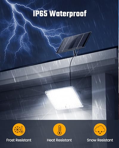 SUPERDANNY Solar Outside Lights with 113 Bright LEDs Motion Sensor Outdoor Flood Lights Dusk to Dawn - Image 6