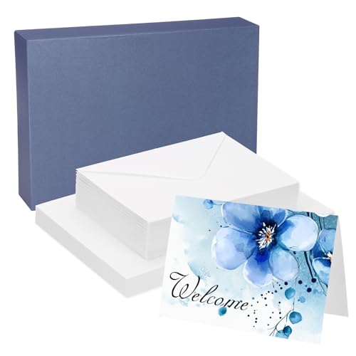 Tarjetas de acuarela PATIKIL 5x7 para notas de agradecimiento creativas