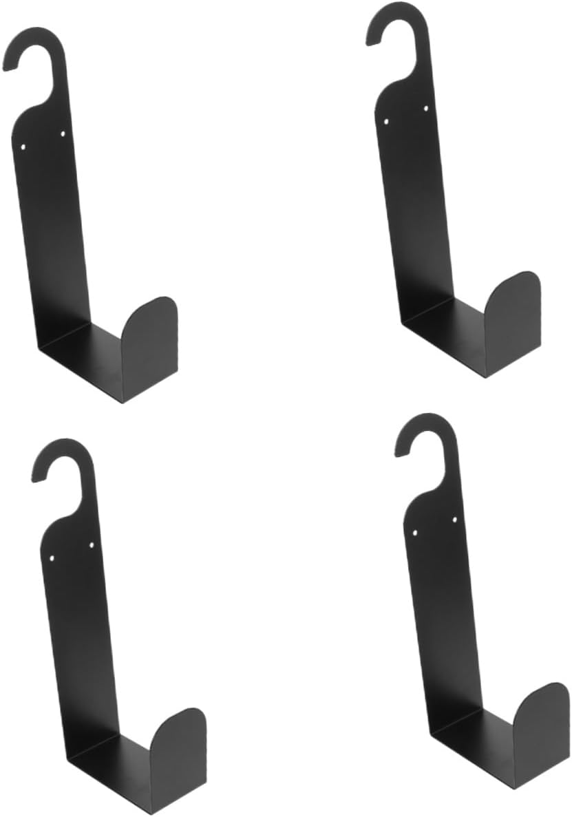 BESPORTBLE 4pcs Wall-Mounted Hose Hanger Hose Holder for Garden Water Organization Efficient Storage for Outdoor Ropes Wires Easy Installation Heavy-Duty Support