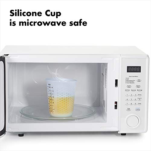 OXO GG 1 CUP SQUEEZE & POUR SILICONE MEASURING CUP, CLEAR by OXO - Image 3