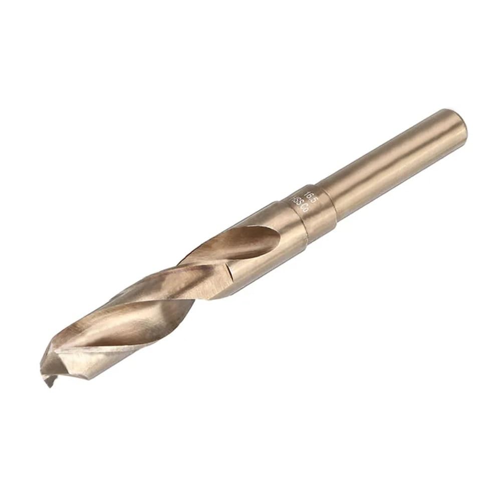 Broca De Cobalto M35 13,5-30 Mm, Diámetro 1/2 Pulgada, Vástago Reducido, Helicoidal For Acero Inoxidable, Metal Y Hierro(22mm)
