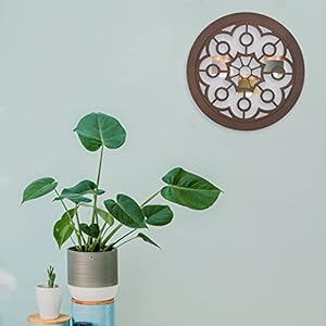 BEARAE Rustic Wall Mirror, Farmhouse Wall Decor, Barn Wood Frame Mirror for Home, Living Room, Kitchen, Bathroom, Renovation, Bedroom, Entryway and More, 11.8" (Pack of 2) BEARAE Rustic Wall Mirror Farmhouse Wall Decor Barn Wood Frame Mirror for Home Living Room Kitchen Bathroom Renovation Bedroom Entryway and More 118 Pack of 2