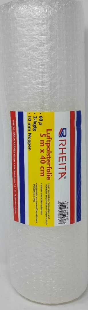 Rheita 5402-30 - Rotolo di pluriball, 40 cm x 5 m