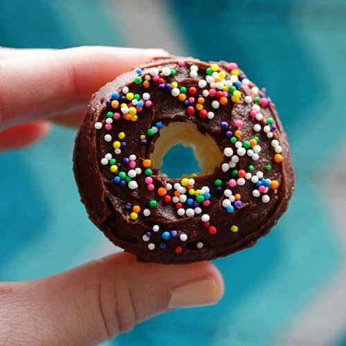 Máquina De Donuts Rosquinhas Confeitaria Mini Doces Culinária 110 / 220v 1200W… (220V - Branco)