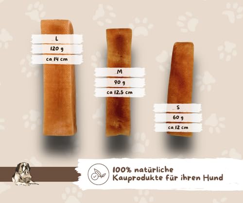 Warnick´s Hundesnack - Käsestangen als Hundeleckerli - 1 Stück in Größe S - Kaukäse für Hunde - KäsePower aus Milch