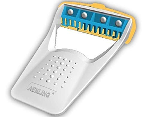 AEKLING - 200 COUNT Disposable Skin Blade/Prep Razor, Stainless Steel & Platinum Coated