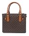 Michael Kors HAMILTON SMALL SATCHEL SHOULDER CROSSBODY BAG MK SIGNATURE BROWN