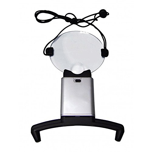 FISHTEC ® leesloeps, draagbaar, om op te hangen aan de hals - 2 superheldere leds