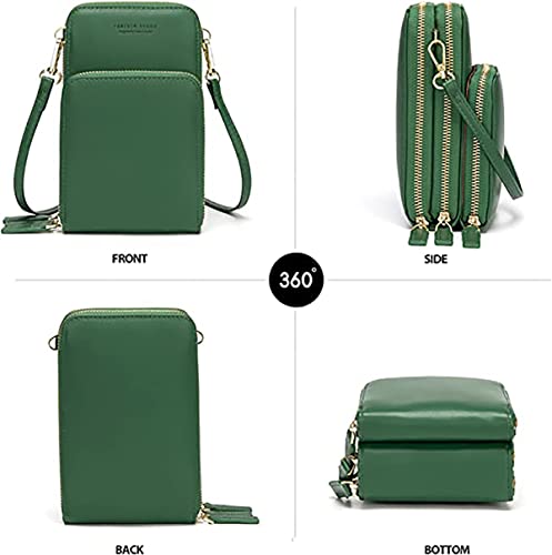 Image of BOSTANTEN Girls Women Women's Wallet Sling Crossbody Bag for Mobile Cell Phone Holder Pocket Wallet Wallets Hand Purse Clutch Crossbody Sling Bag for Women Womens Girls