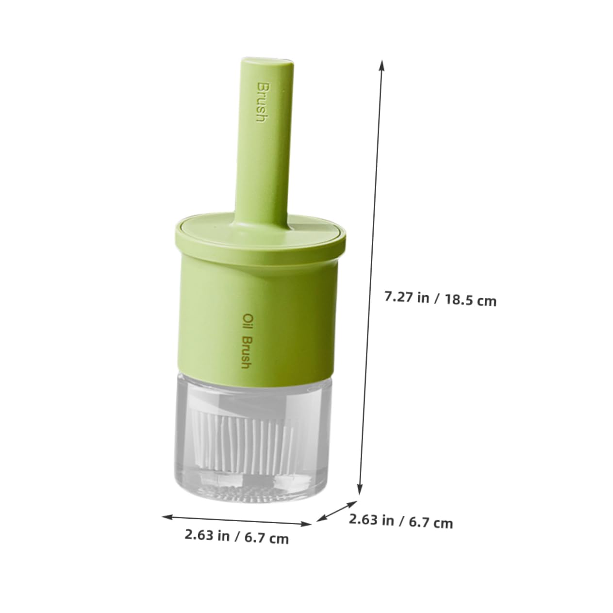 ibasenice Silicone Oil Brush Set for Barbecue Grilling Basting Brush with Sauce Bottle Family Kitchen Essential