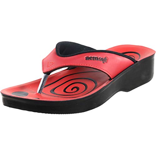 Image of Aerosoft Women's Black Flip-Flops - 37 EU