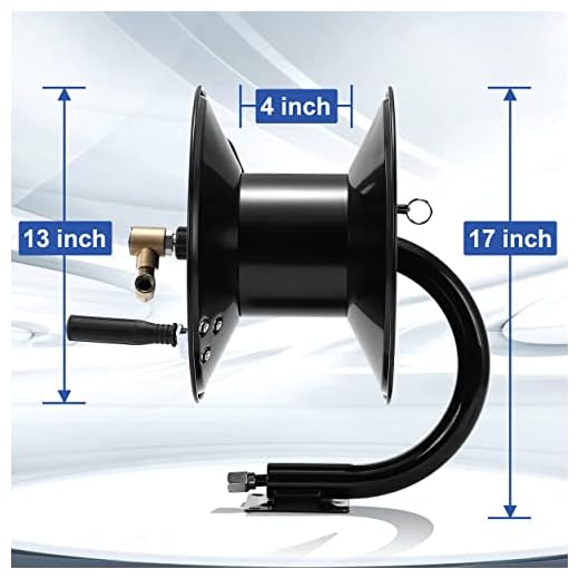 M MINGLE 100ft Pressure Washer Hose Reel