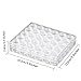 TDOTM Clear Plastic Bead Storage with 30 Pieces Storage Jars Container Bottle with Lid Embroidery Diamond Painting Transparent Accessory Box Organizer for Jewelry DIY Art Craft Nail 1Pack