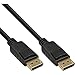 Produktbild InLine® 17133P DisplayPort Kabel, schwarz, vergoldete Kontakte, 0,3m