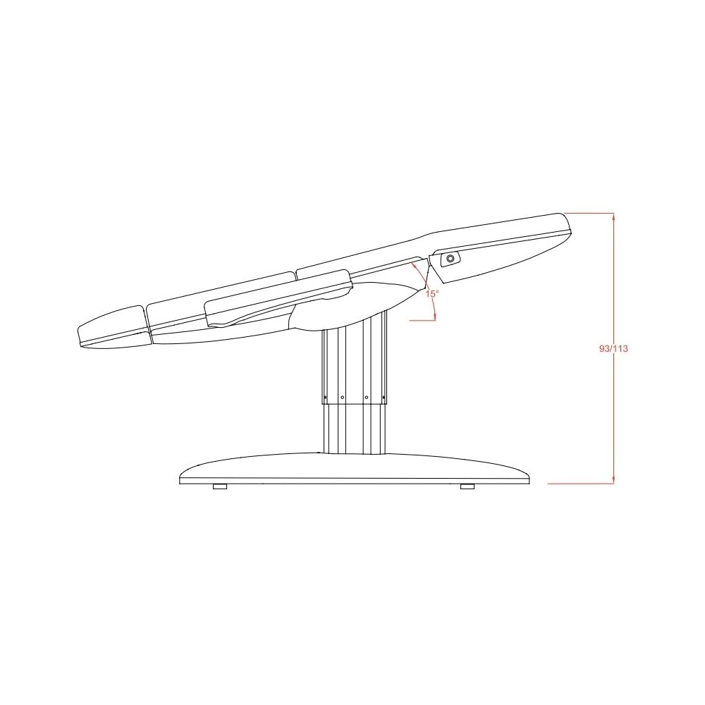 Lit Fauteuil électrique pour esthétique, esthétique