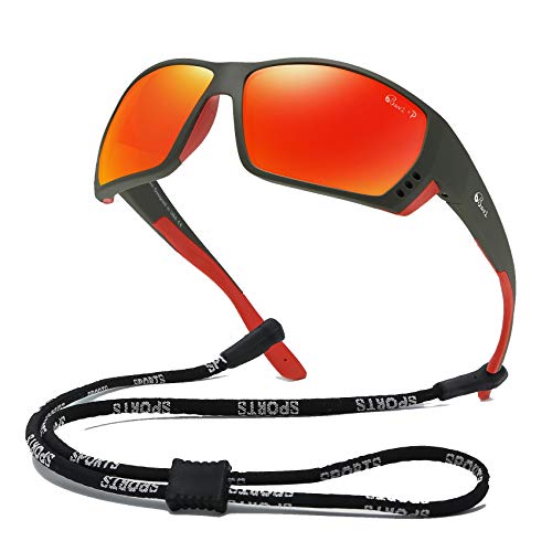 Image of Bevi Polarized Sports Sunglasses Ultralight TR90 Frame Glasses Flexible and Durable for Men Women Sun Glasses