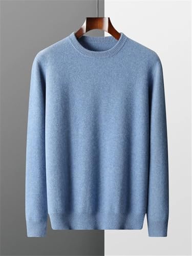 Men’S Thick Warm Wool Sweater O-Neck Basic Pullover Business Casual Jumper Long Sleeve Winter Daily Wear3